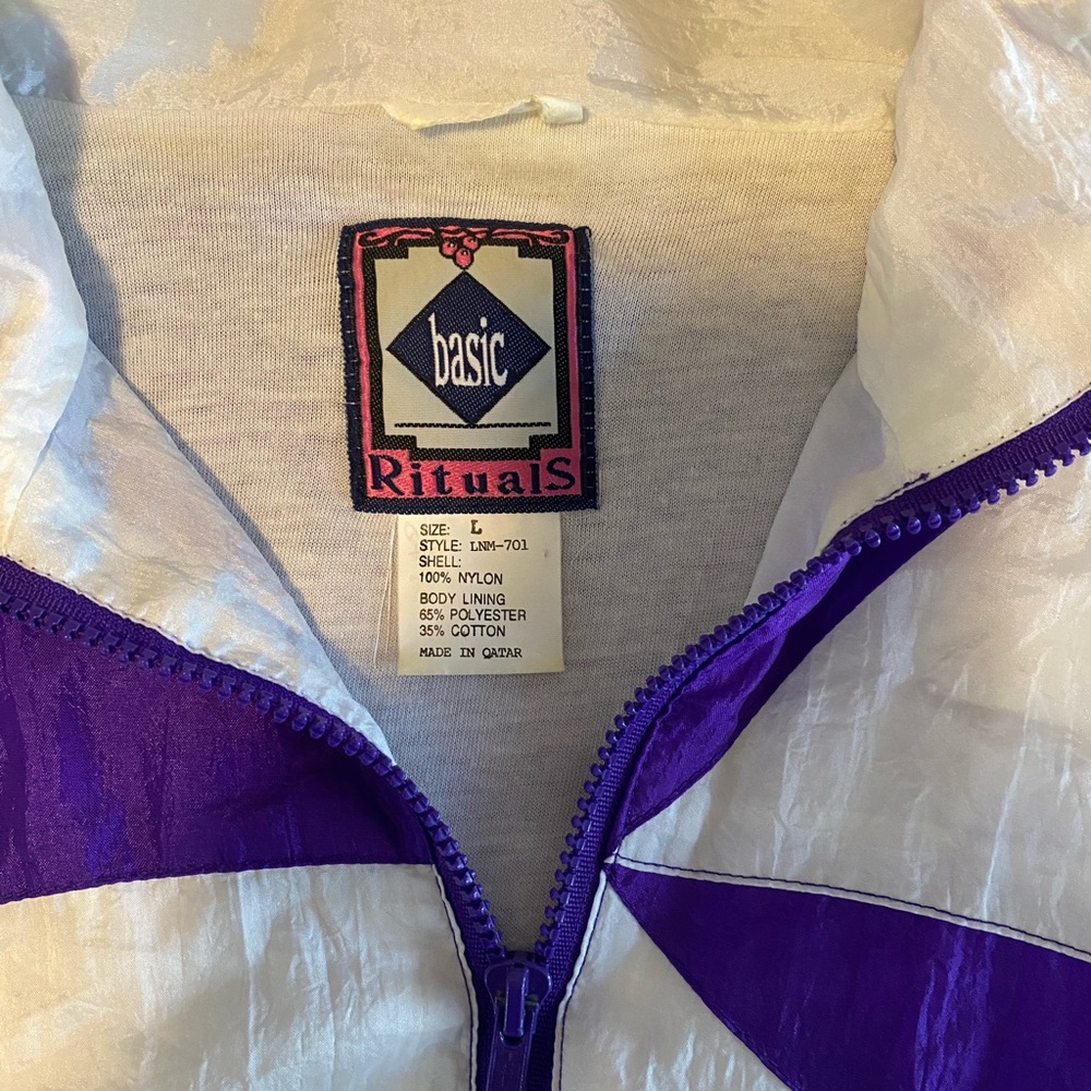 Vintage Basic Rituals Track Suit Windbreaker - Picture 2 of 2